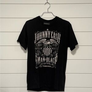 Johnny Cash T-Shirt with Fringe